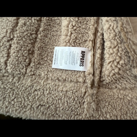 Apparis Jay Faux Leather & Faux Shearling Moto Jacket - Picture 4 of 8